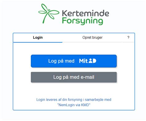 integrer mitid|Support og vejledning .